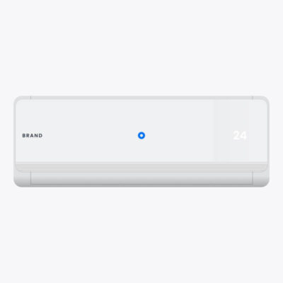 BTU 115V Window-Mounted Air Conditioner with Remote Control White